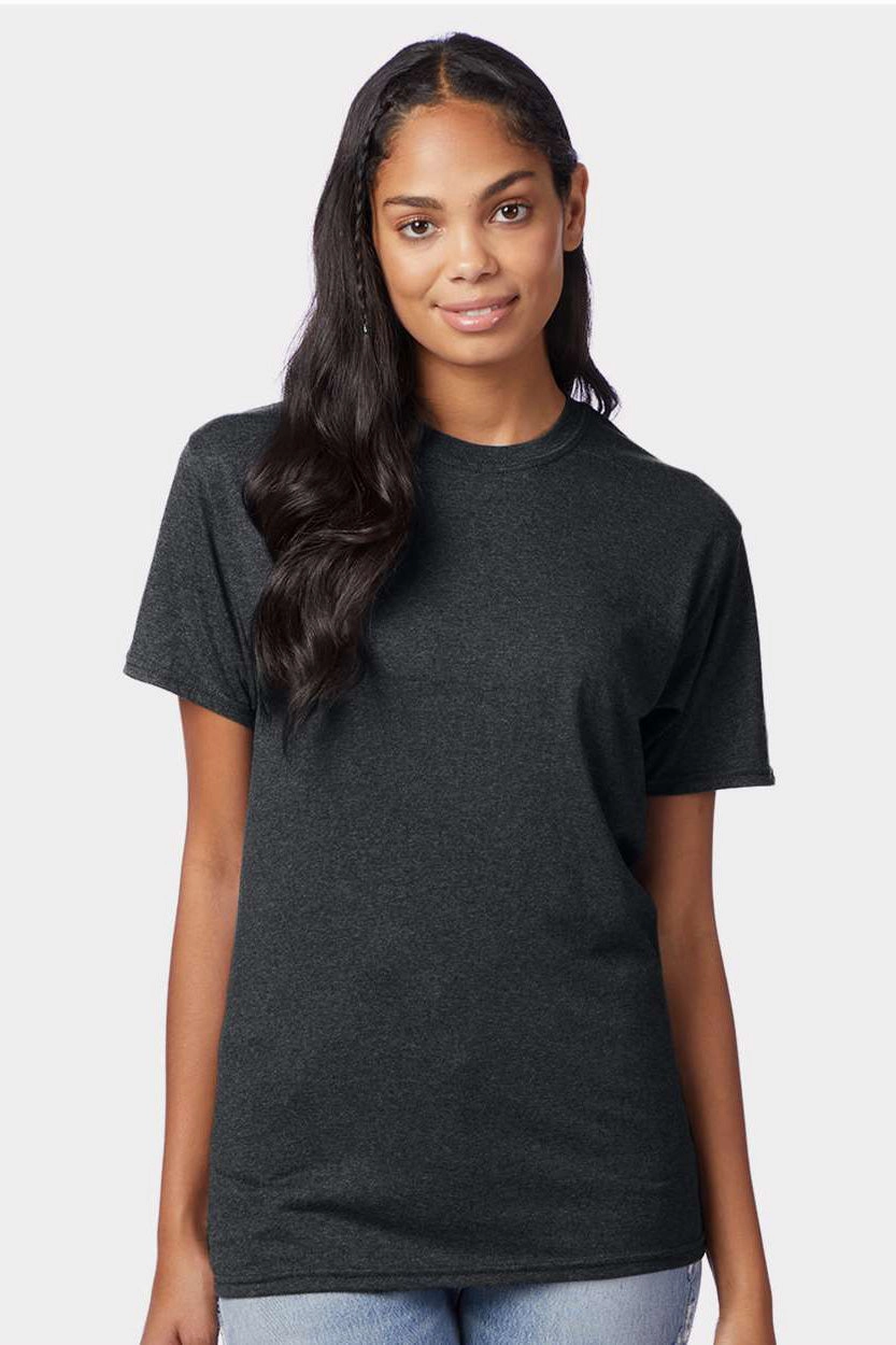 Hanes Mens X-Temp FreshIQ Moisture Wicking Short Sleeve Crewneck T-Shirt - Slate Grey
