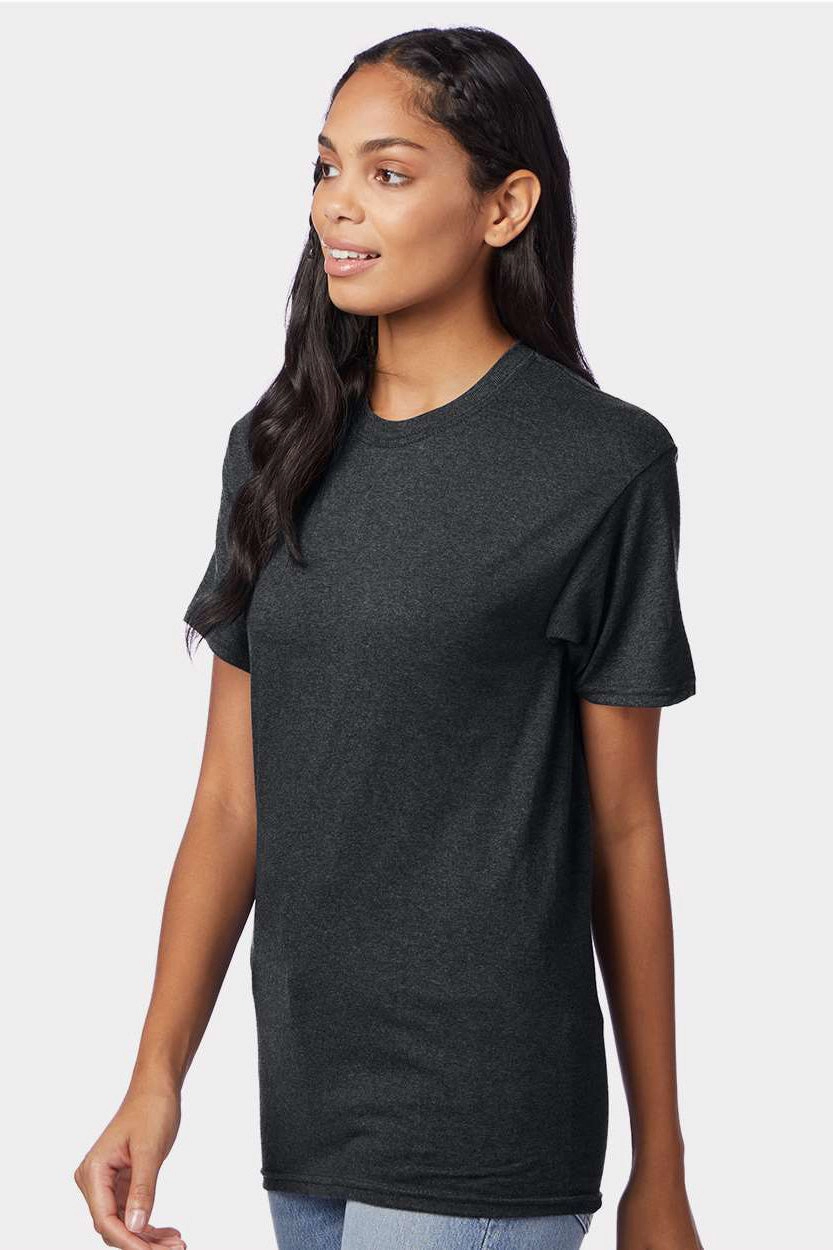 Hanes Mens X-Temp FreshIQ Moisture Wicking Short Sleeve Crewneck T-Shirt - Slate Grey