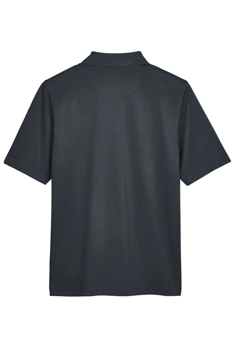 Harriton Mens Advantage Performance Moisture Wicking Short Sleeve Polo Shirt - Dark Charcoal Grey