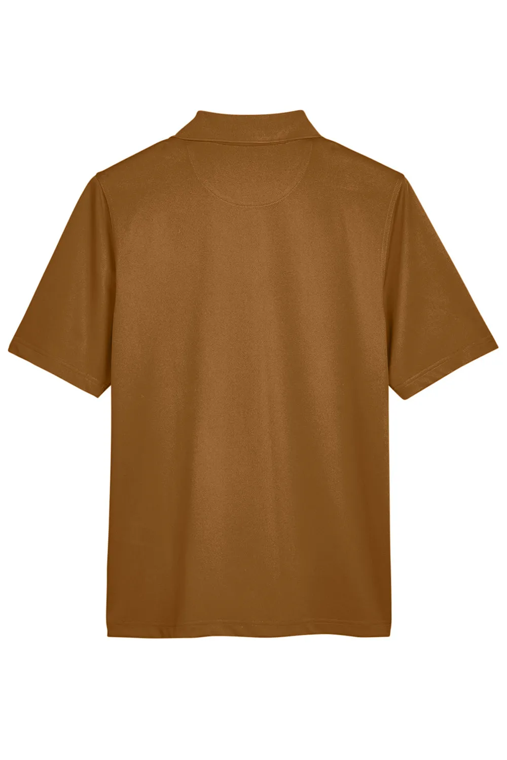 Harriton Mens Advantage Performance Moisture Wicking Short Sleeve Polo Shirt - Duck Brown