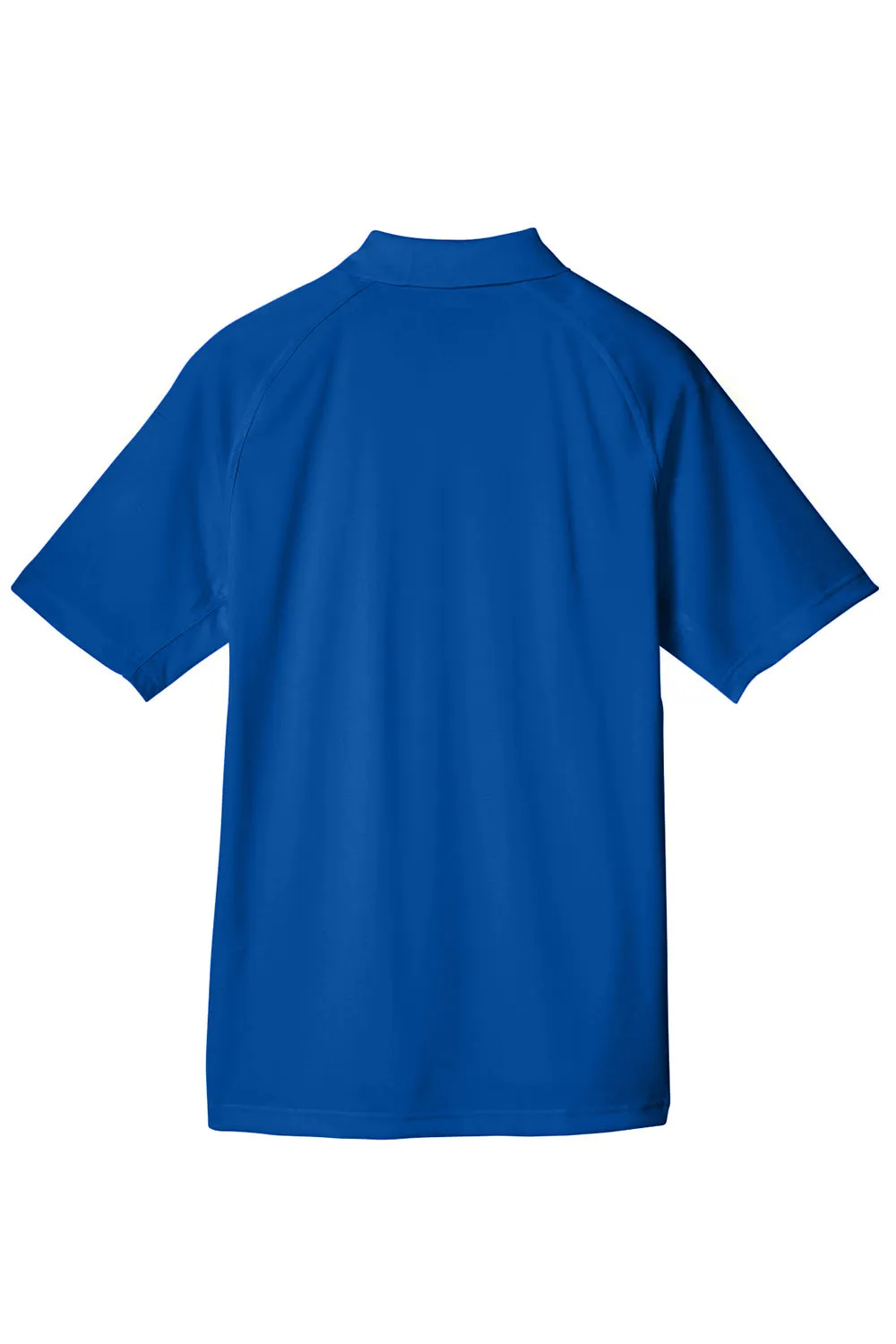 Harriton Mens Advantage Tactical Moisture Wicking Short Sleeve Polo Shirt - True Royal Blue