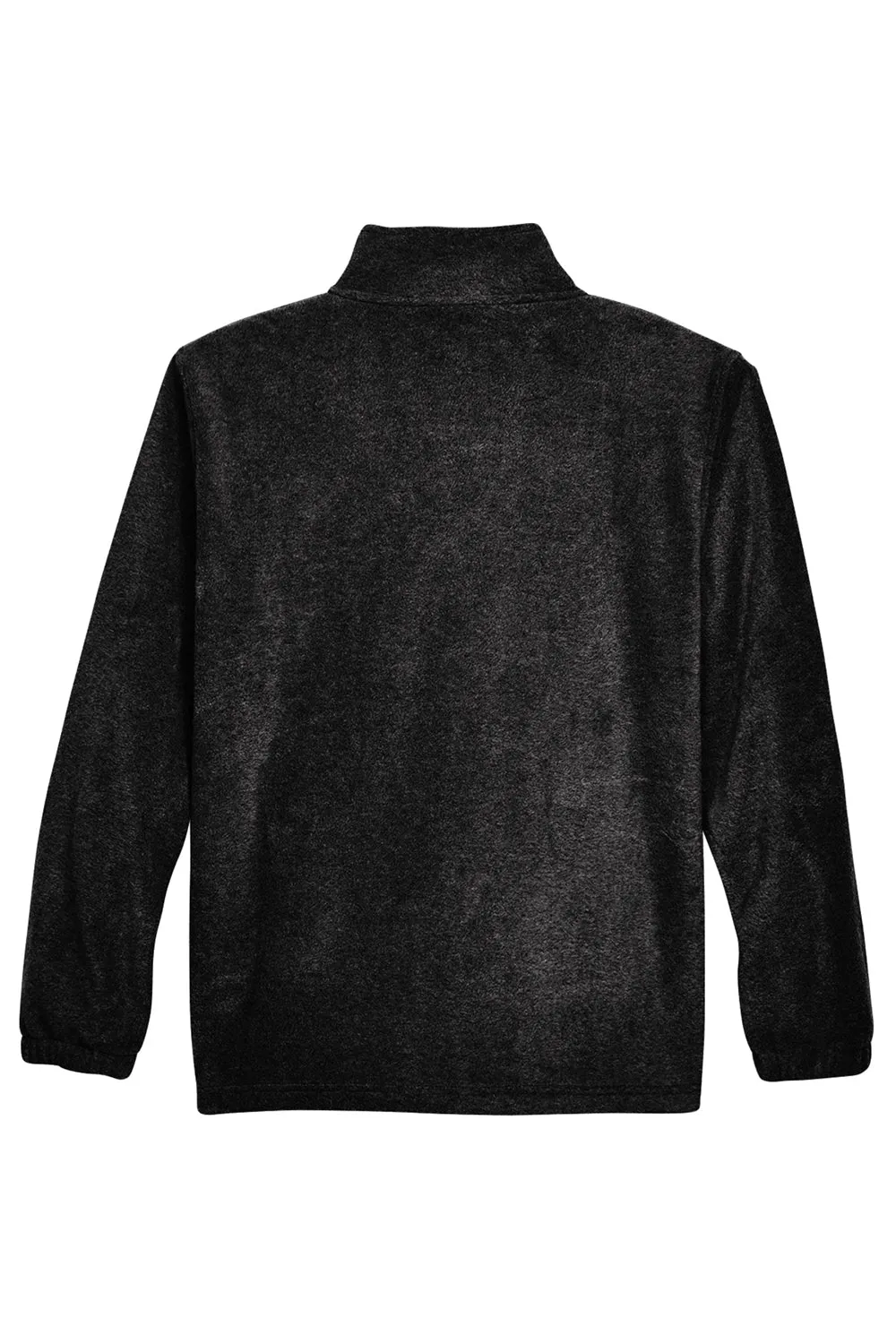 Harriton Mens Pill Resistant Fleece Full Zip Jacket - Black