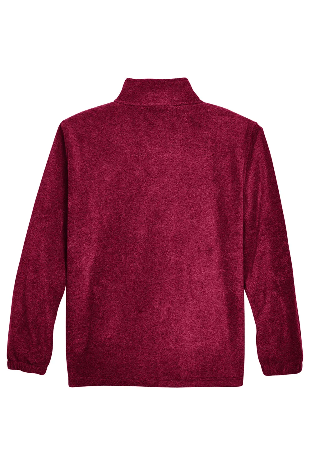 Harriton Mens Pill Resistant Fleece Full Zip Jacket - Wine