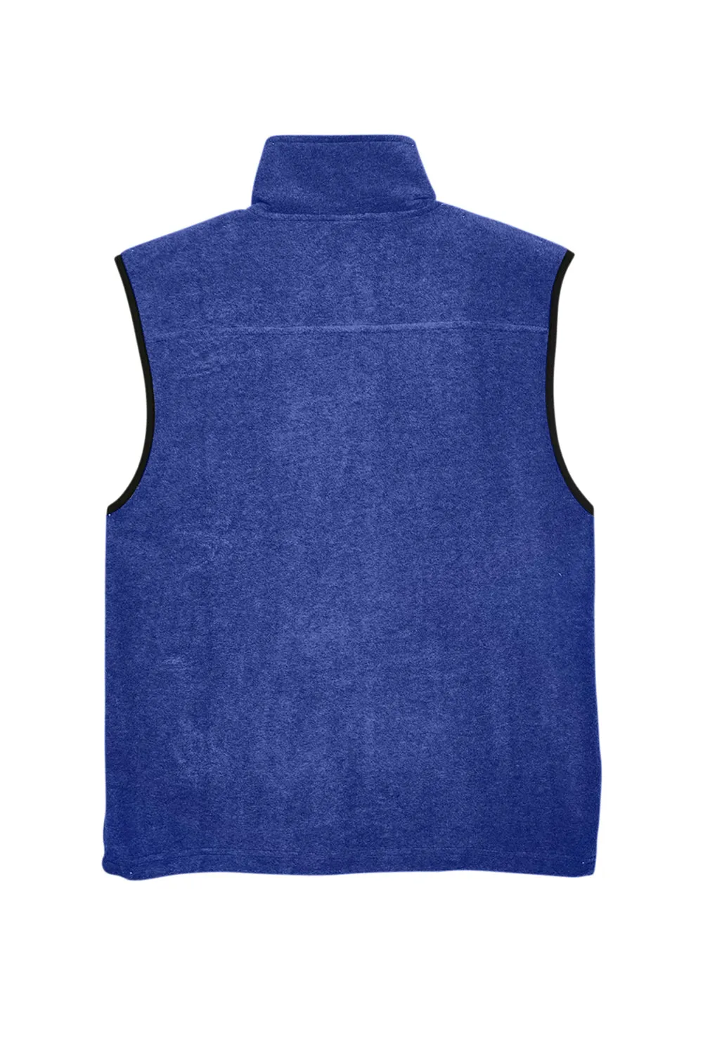 Harriton Mens Pill Resistant Fleece Full Zip Vest - True Royal Blue