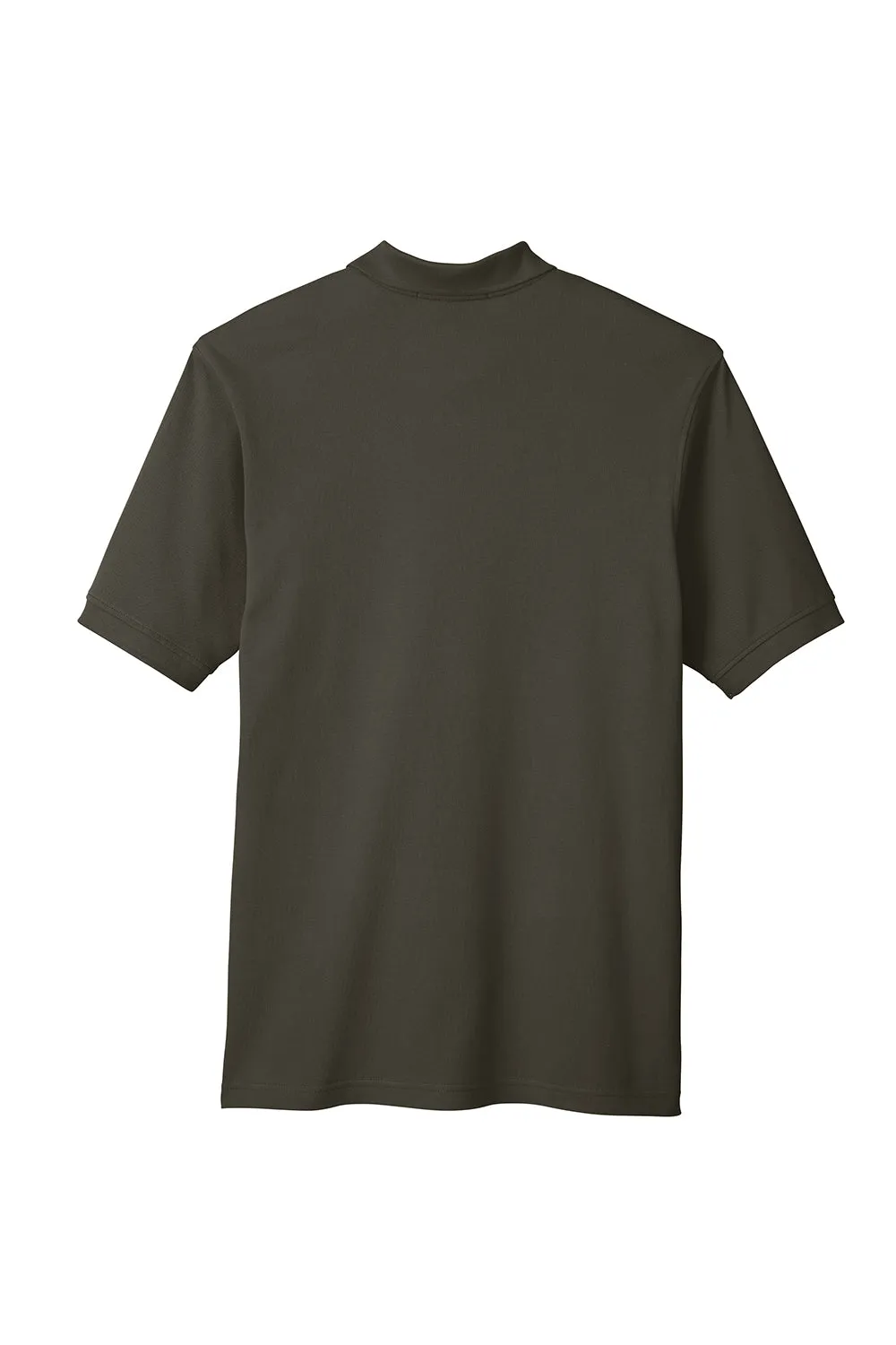 Harriton Mens Short Sleeve Polo Shirt - Black