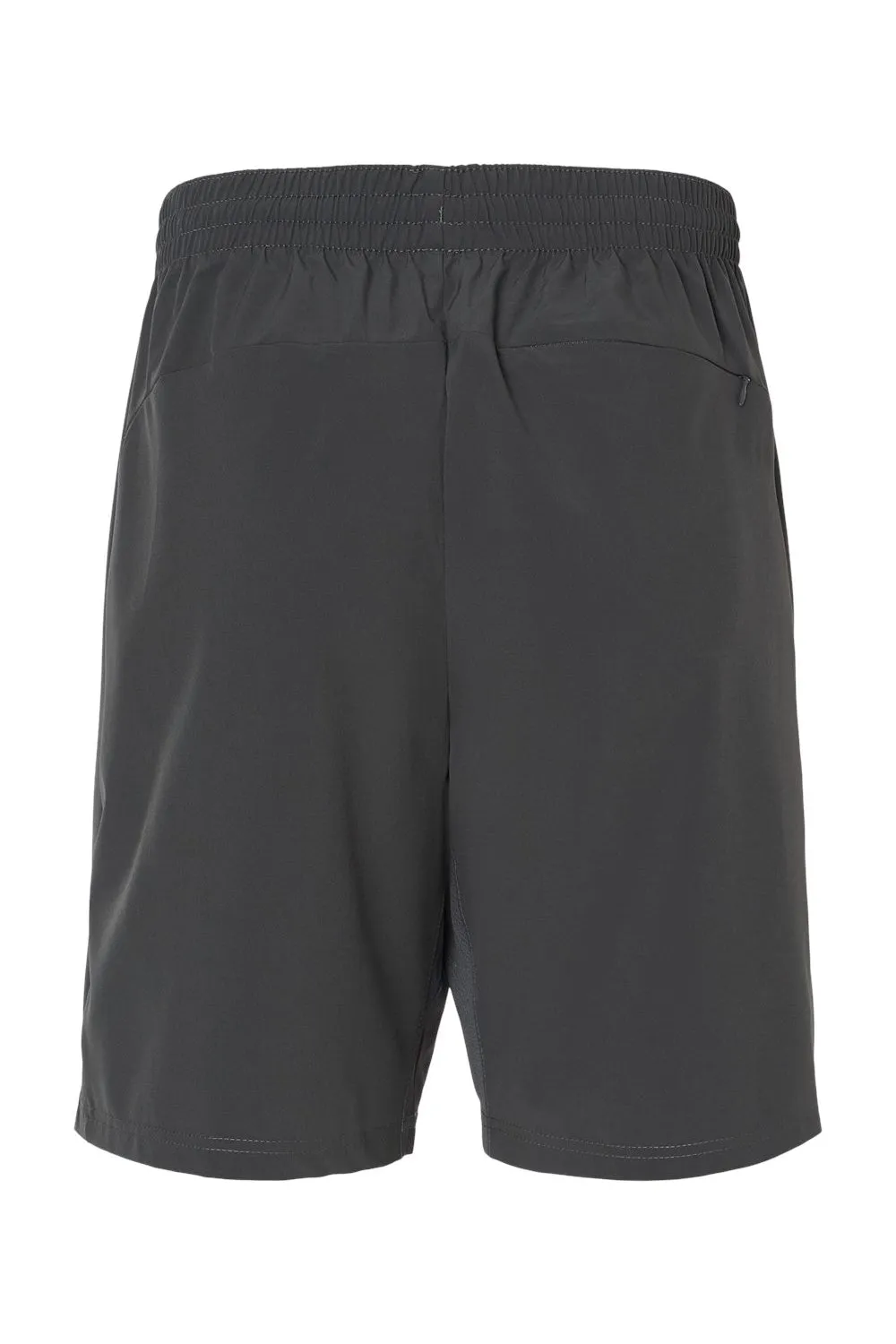 Holloway Mens Moisture Wicking Weld Shorts w/ Pockets - Carbon Grey