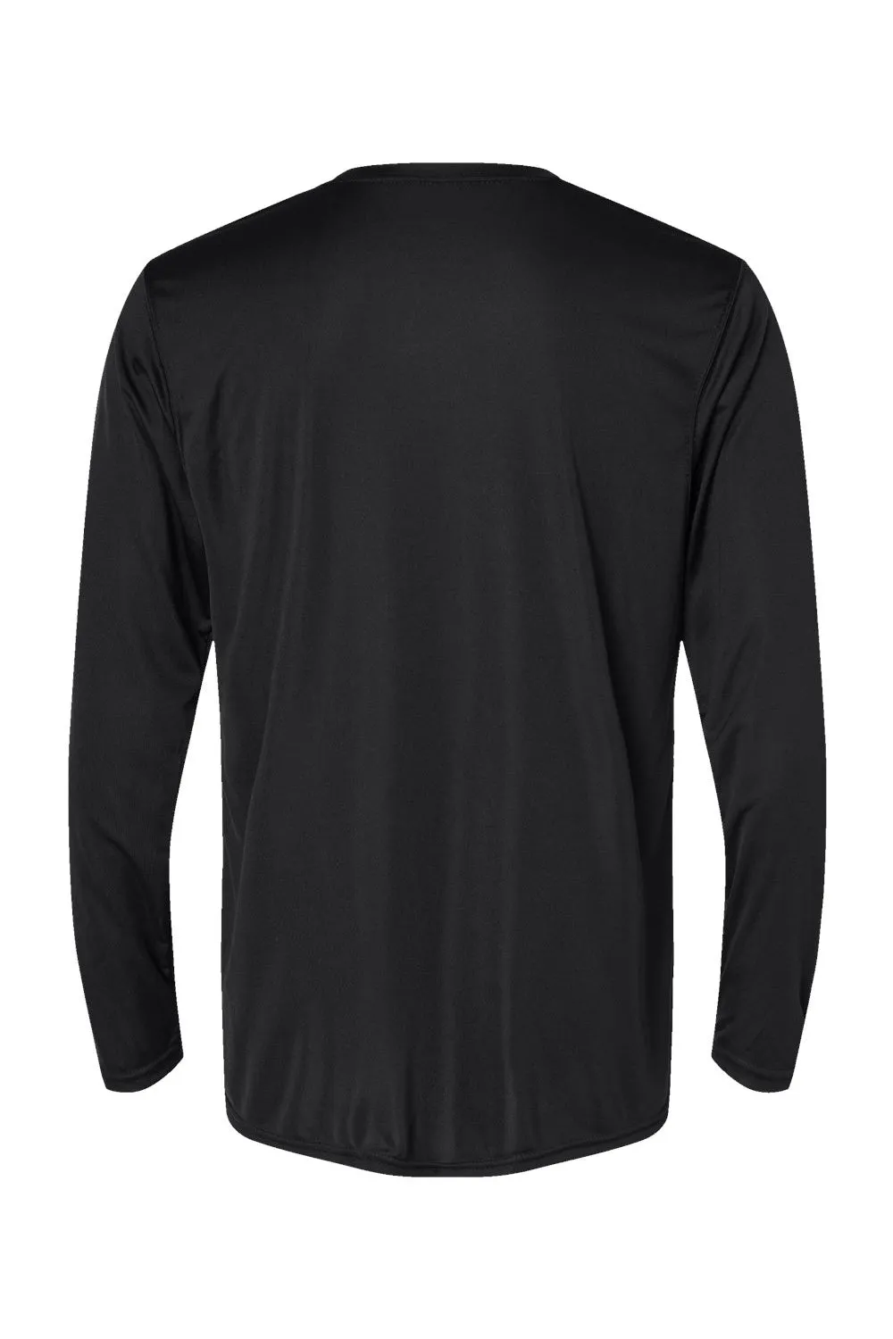 Holloway Mens Momentum Moisture Wicking Long Sleeve Crewneck T-Shirt - Black