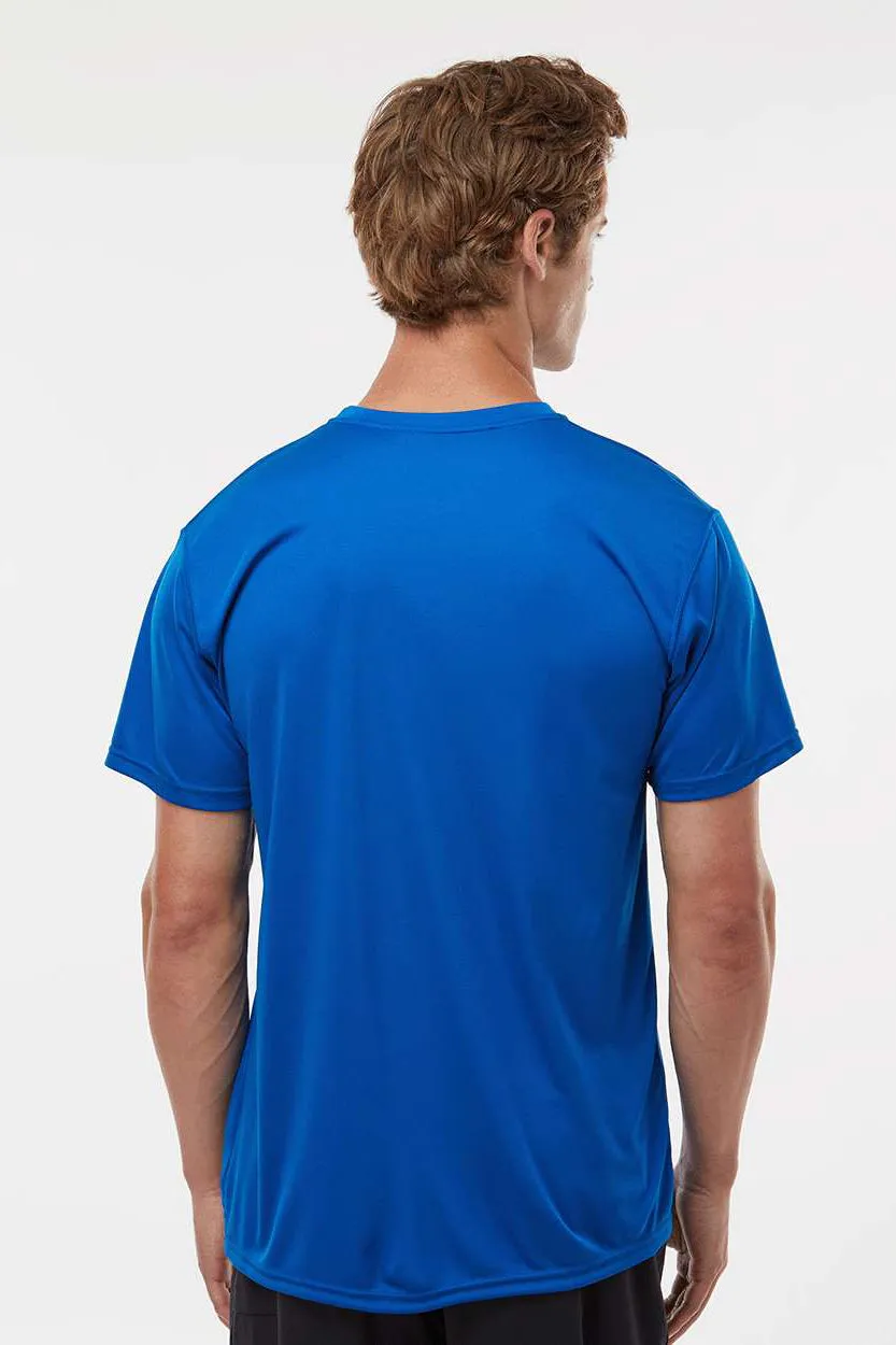 Holloway Mens Momentum Moisture Wicking Short Sleeve Crewneck T-Shirt - Royal Blue