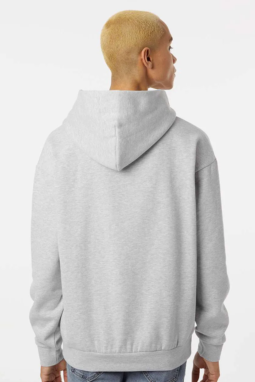 Independent Trading Company Mens Avenue Hooded Sweatshirt Hoodie w/ Pouch Pocket - Heather Grey