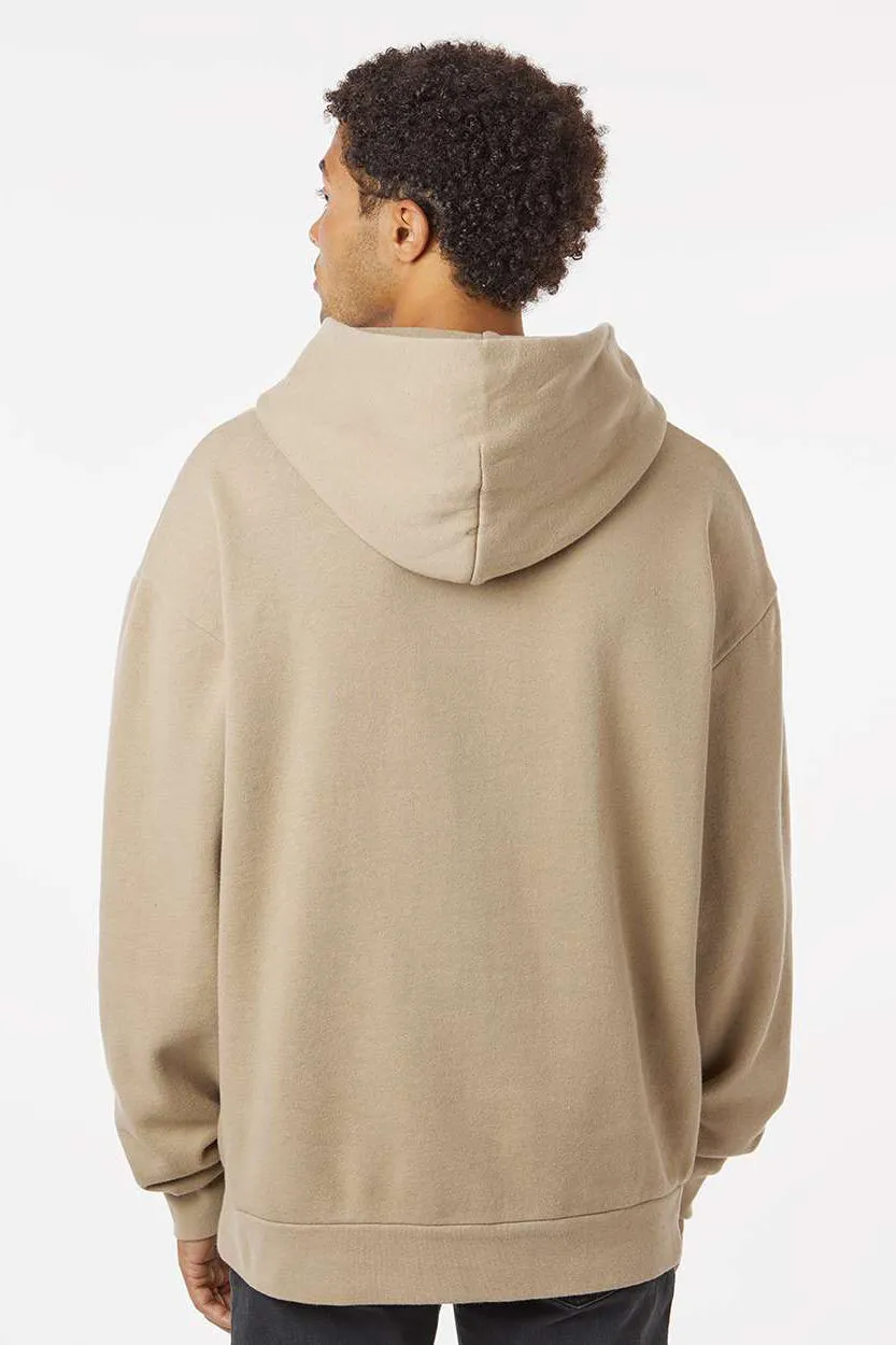 Independent Trading Company Mens Avenue Hooded Sweatshirt Hoodie w/ Pouch Pocket - Sandstone Brown