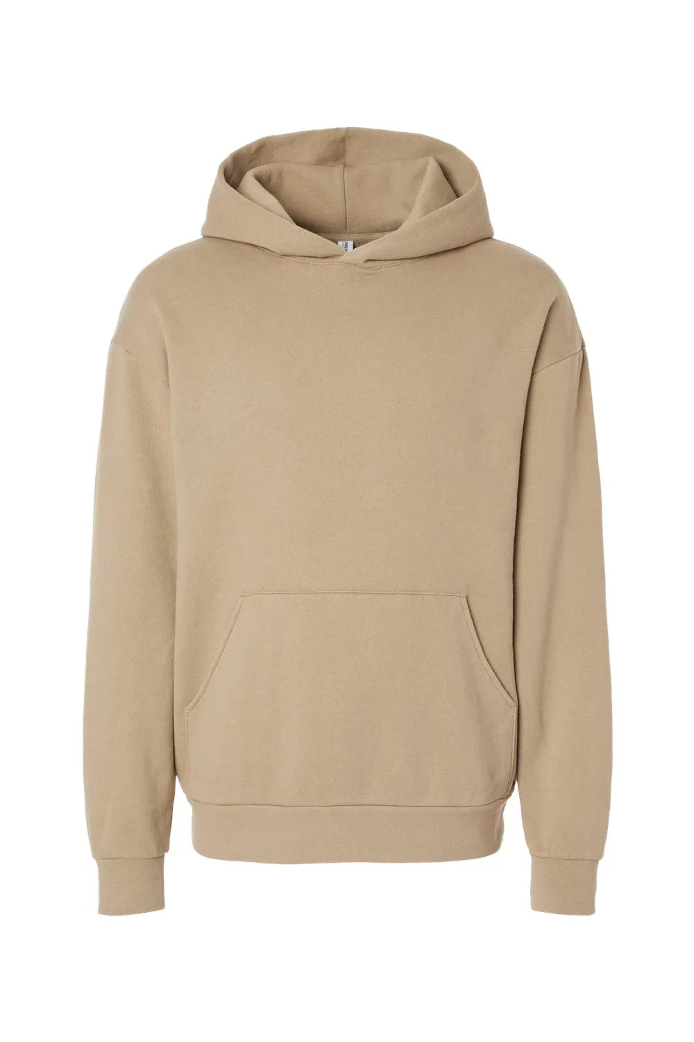 Independent Trading Company Mens Avenue Hooded Sweatshirt Hoodie w/ Pouch Pocket - Sandstone Brown