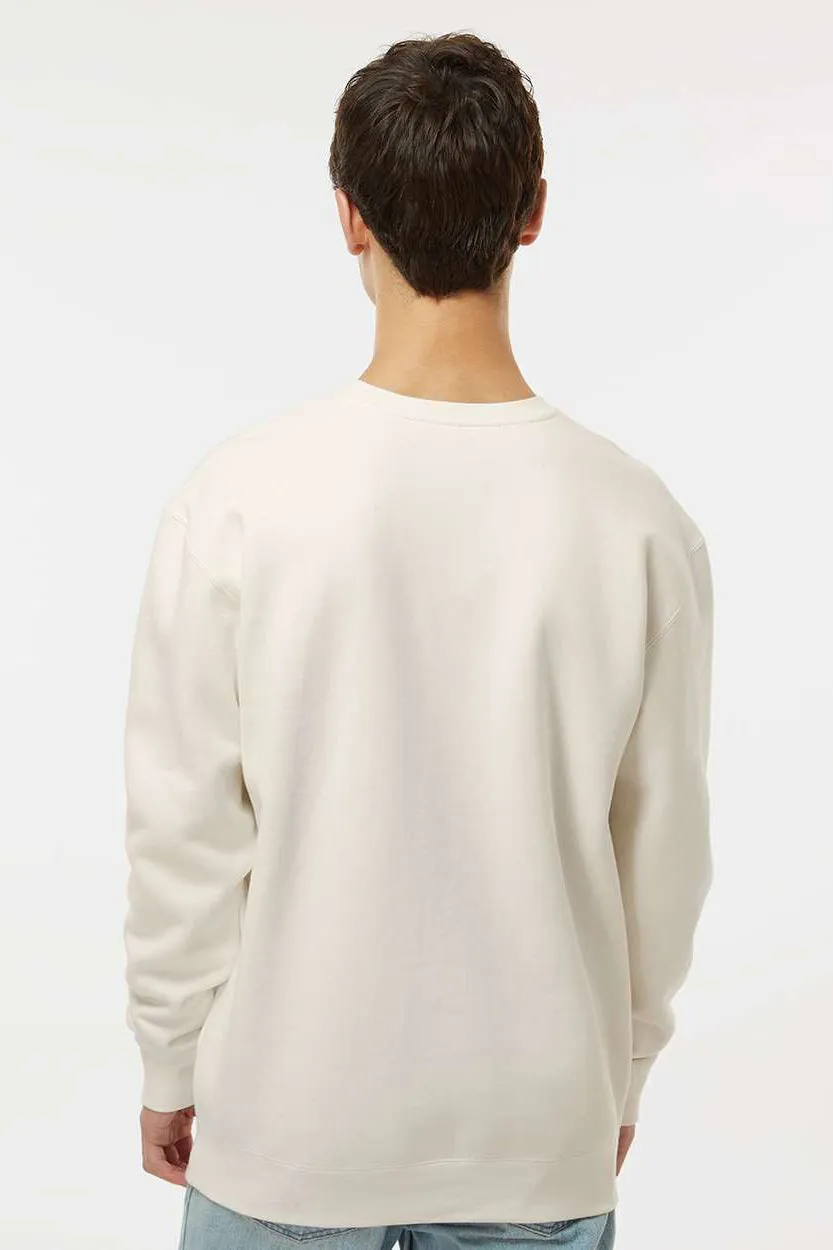 Independent Trading Company Mens Crewneck Sweatshirt - Bone
