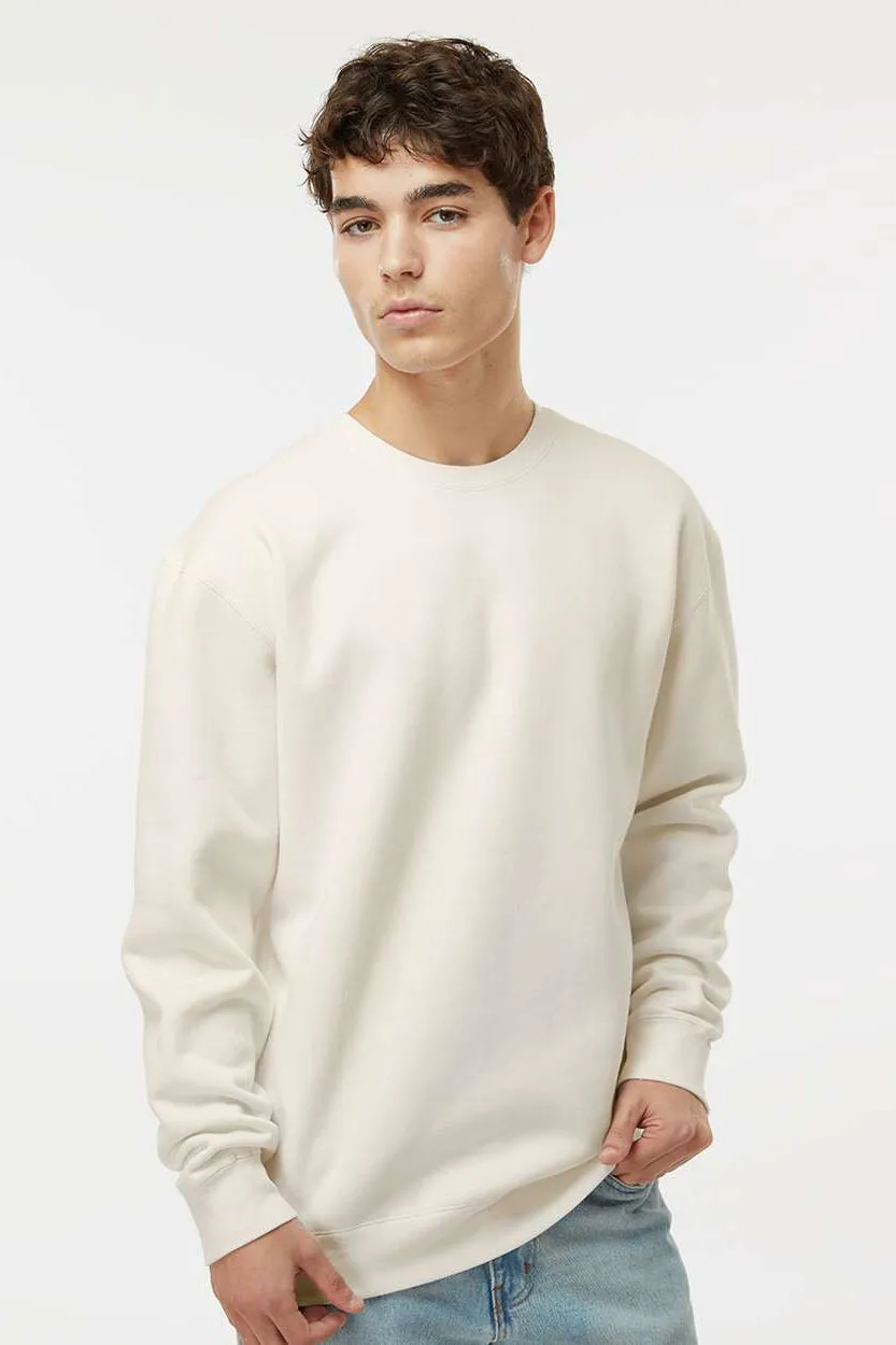 Independent Trading Company Mens Crewneck Sweatshirt - Bone