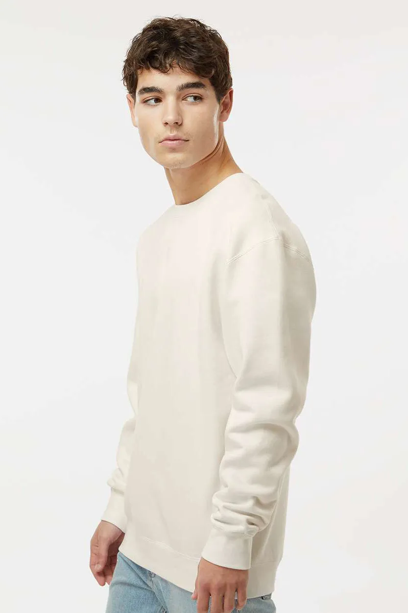 Independent Trading Company Mens Crewneck Sweatshirt - Bone