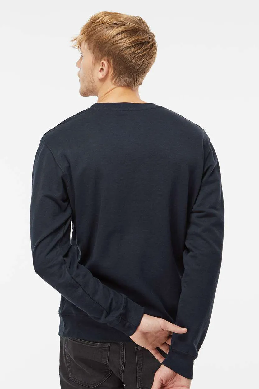Independent Trading Company Mens Crewneck Sweatshirt - Classic Navy Blue