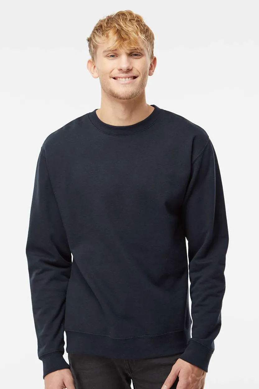 Independent Trading Company Mens Crewneck Sweatshirt - Classic Navy Blue