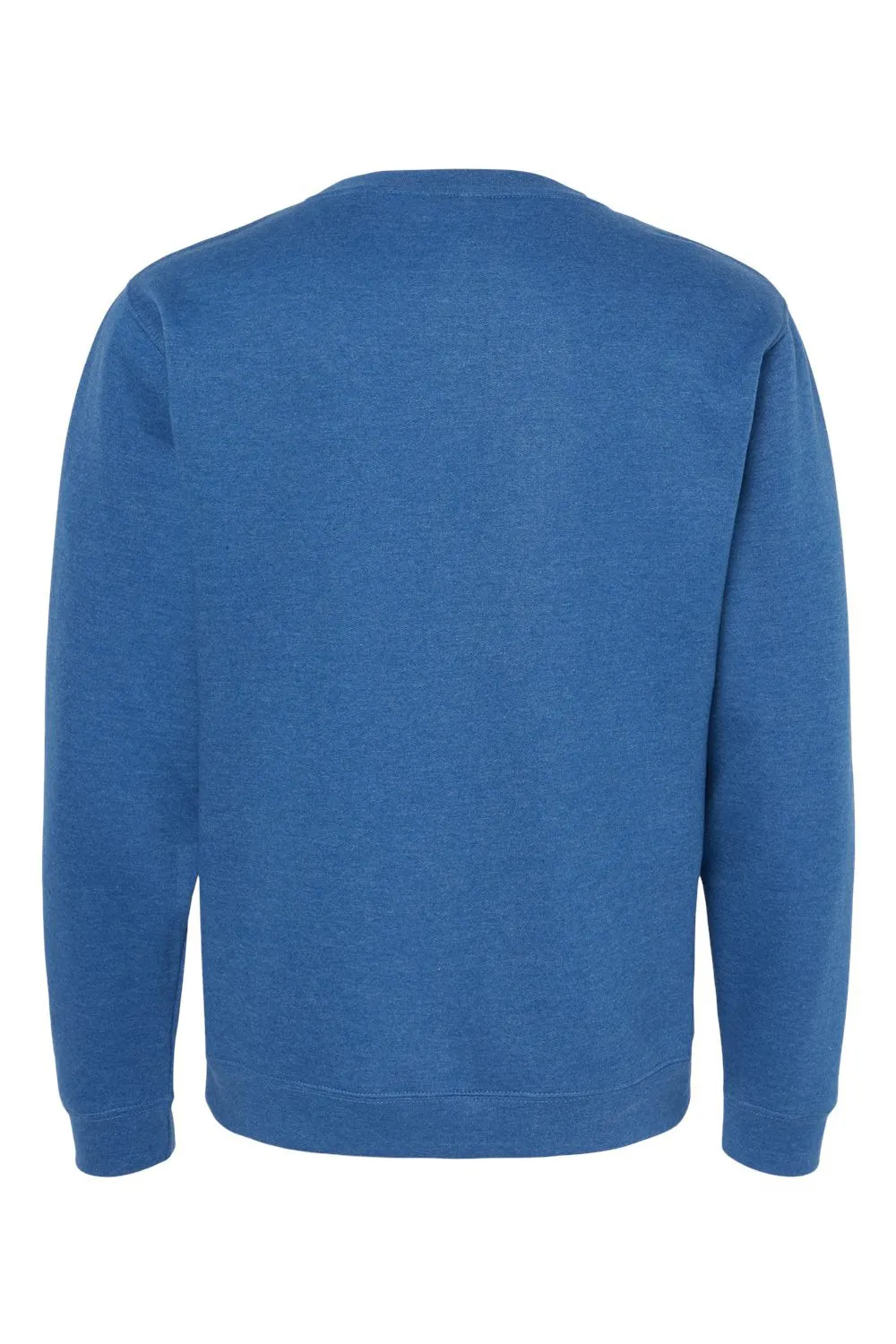 Independent Trading Company Mens Crewneck Sweatshirt - Heather Royal Blue