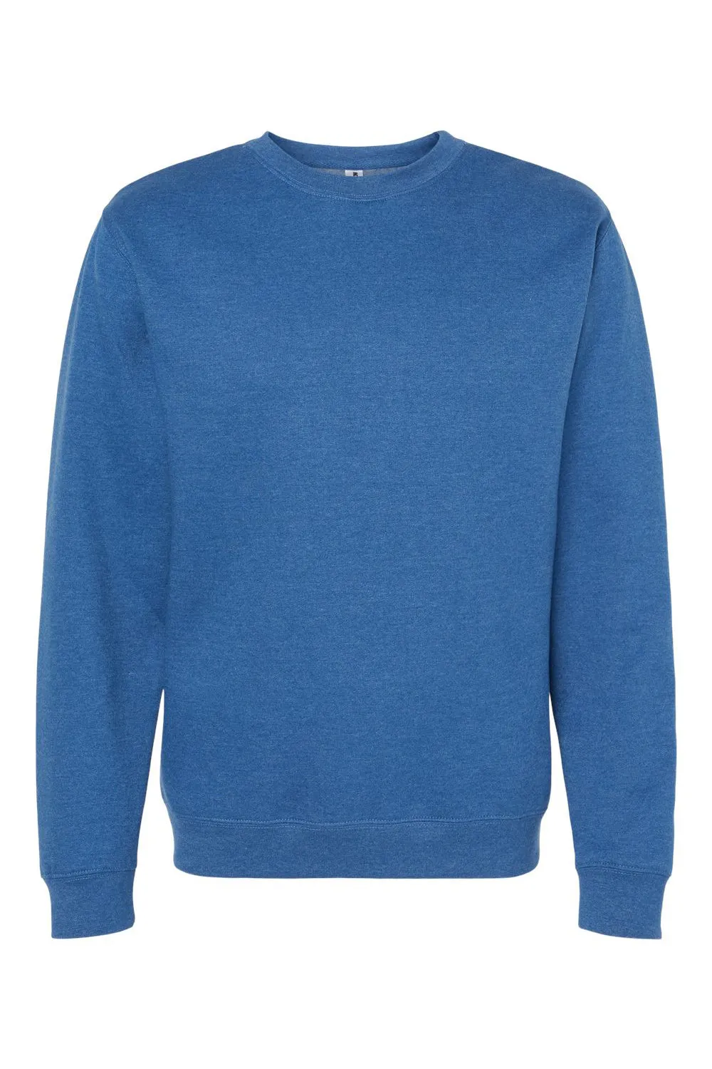 Independent Trading Company Mens Crewneck Sweatshirt - Heather Royal Blue