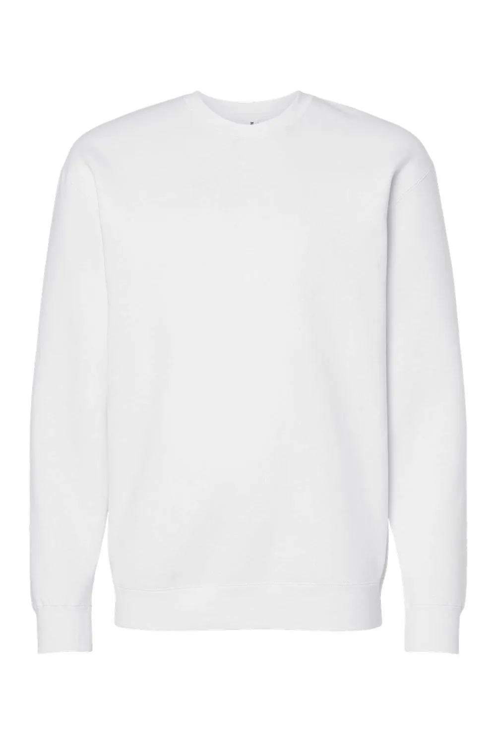 Independent Trading Company Mens Crewneck Sweatshirt - White
