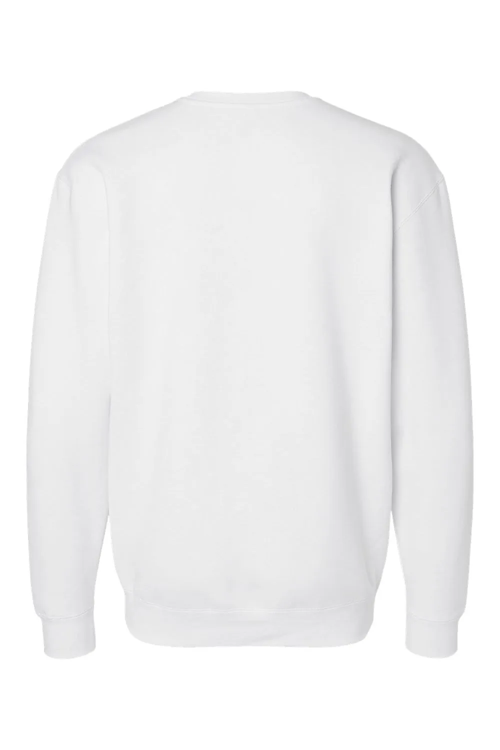 Independent Trading Company Mens Crewneck Sweatshirt - White