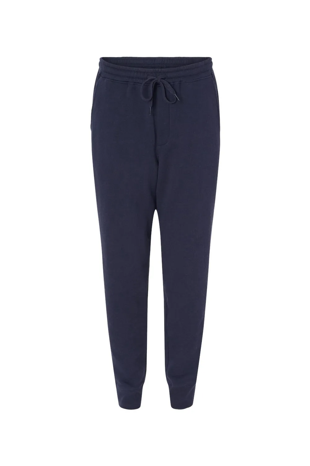 Independent Trading Company Mens Fleece Sweatpants w/ Pockets - Classic Navy Blue