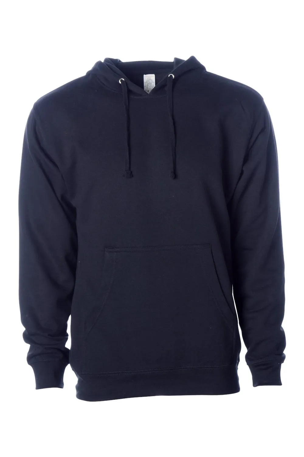 Independent Trading Company Mens Hooded Sweatshirt Hoodie w/ Pouch Pocket - Classic Navy Blue