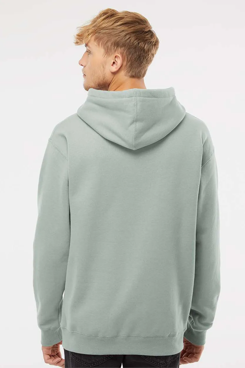 Independent Trading Company Mens Hooded Sweatshirt Hoodie w/ Pouch Pocket - Dusty Sage Green