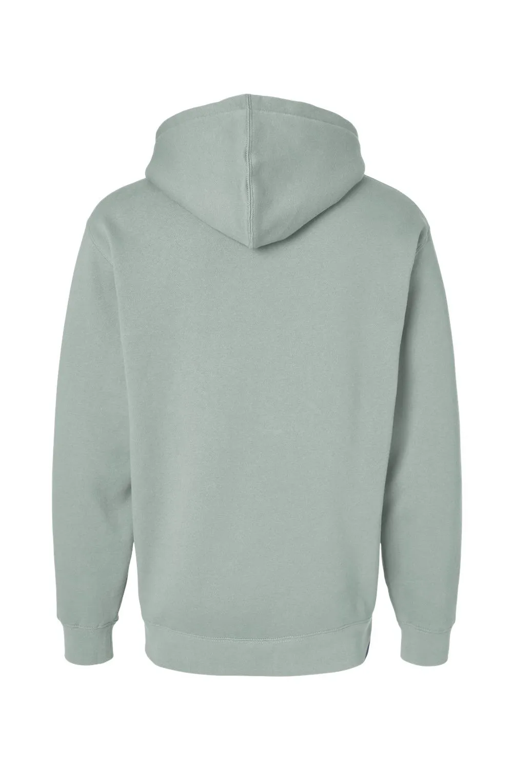 Independent Trading Company Mens Hooded Sweatshirt Hoodie w/ Pouch Pocket - Dusty Sage Green
