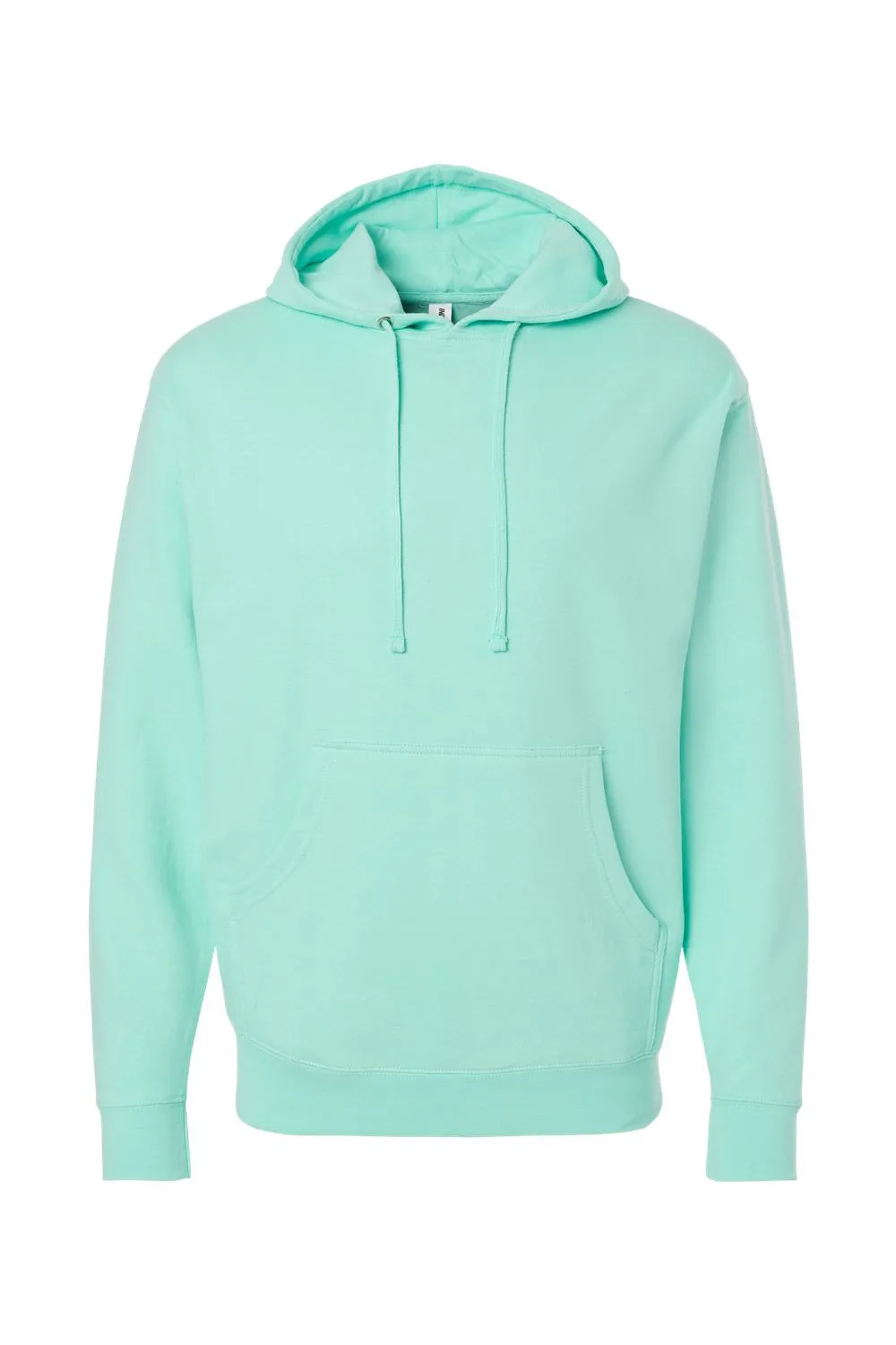 Independent Trading Company Mens Hooded Sweatshirt Hoodie w/ Pouch Pocket - Mint Green