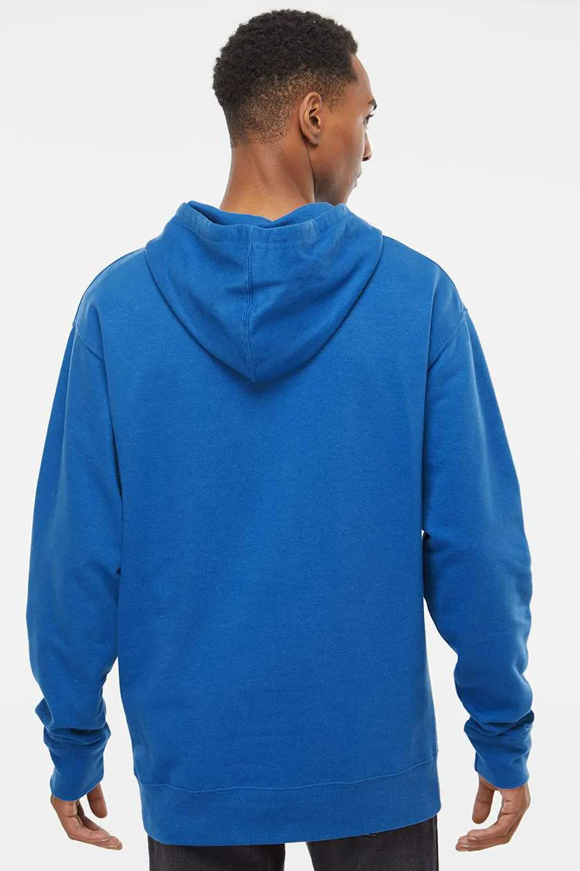 Independent Trading Company Mens Hooded Sweatshirt Hoodie w/ Pouch Pocket - Royal Blue