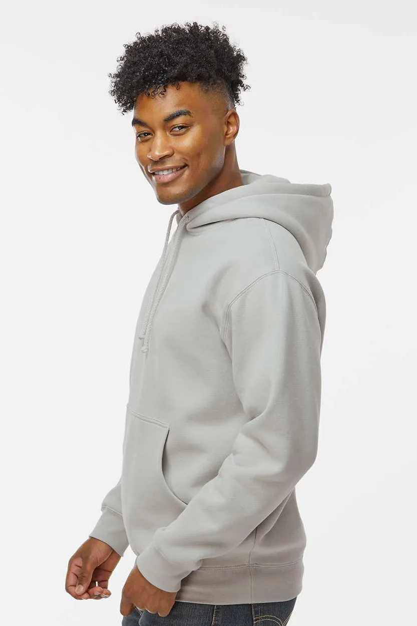 Independent Trading Company Mens Hooded Sweatshirt Hoodie w/ Pouch Pocket - Smoke Grey