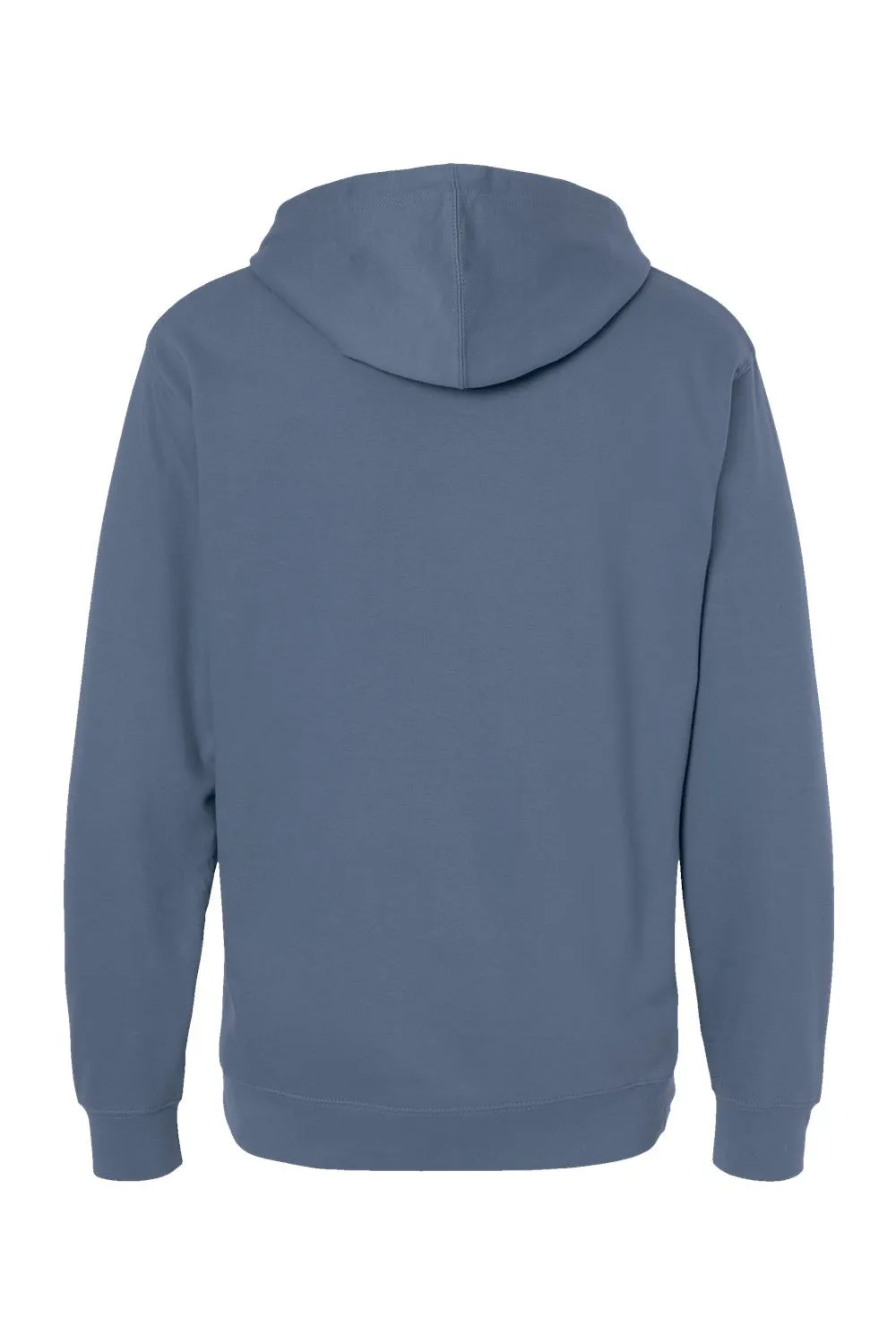 Independent Trading Company Mens Hooded Sweatshirt Hoodie w/ Pouch Pocket - Storm Blue