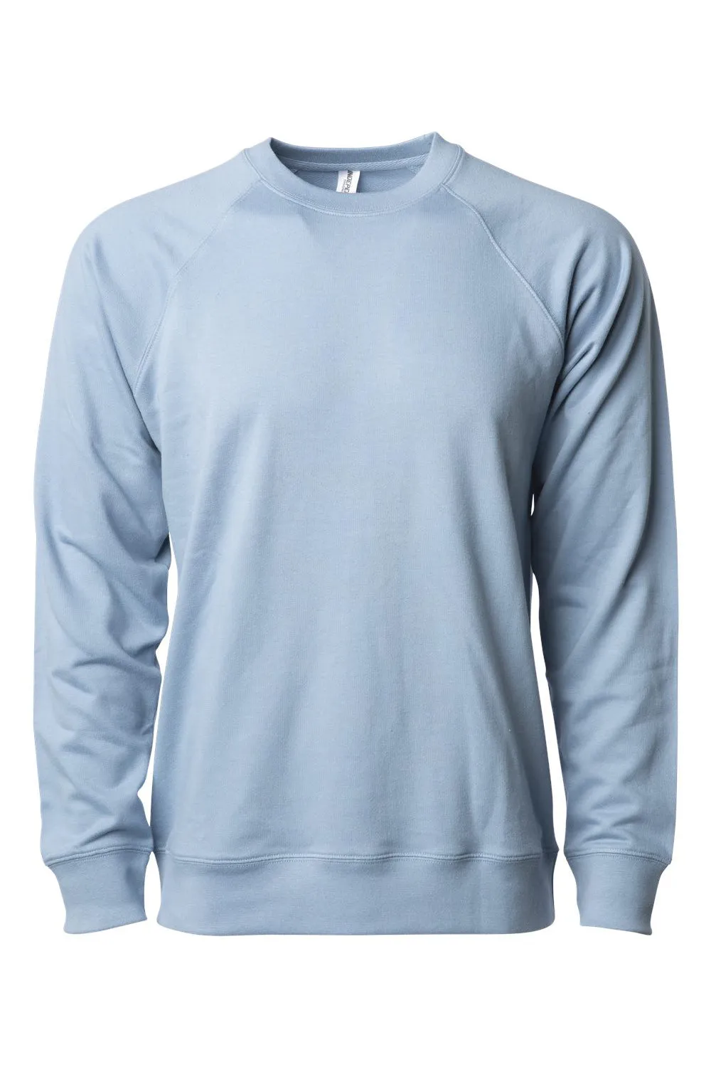 Independent Trading Company Mens Icon Loopback Terry Crewneck Sweatshirt - Misty Blue