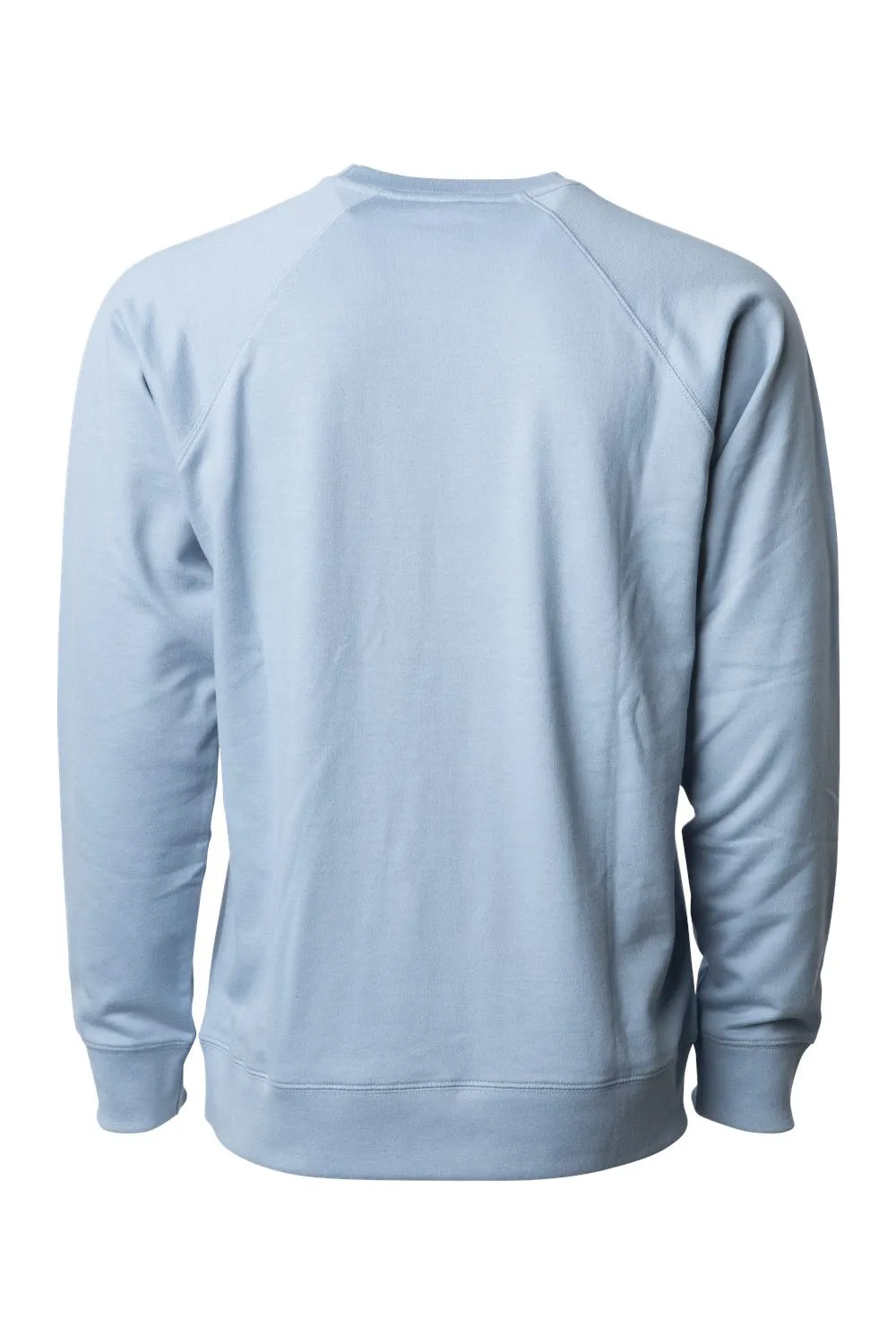 Independent Trading Company Mens Icon Loopback Terry Crewneck Sweatshirt - Misty Blue