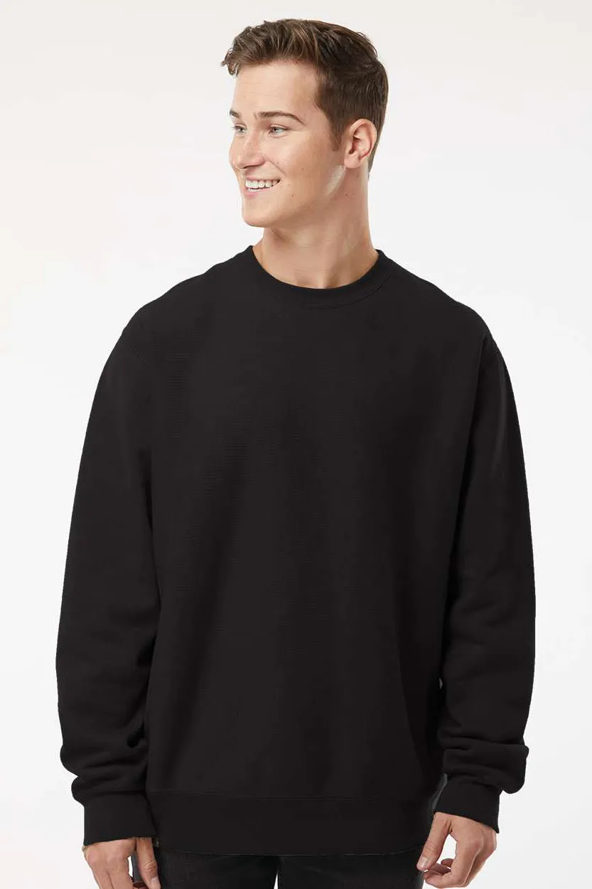 Independent Trading Company Mens Legend Crewneck Sweatshirt - Black