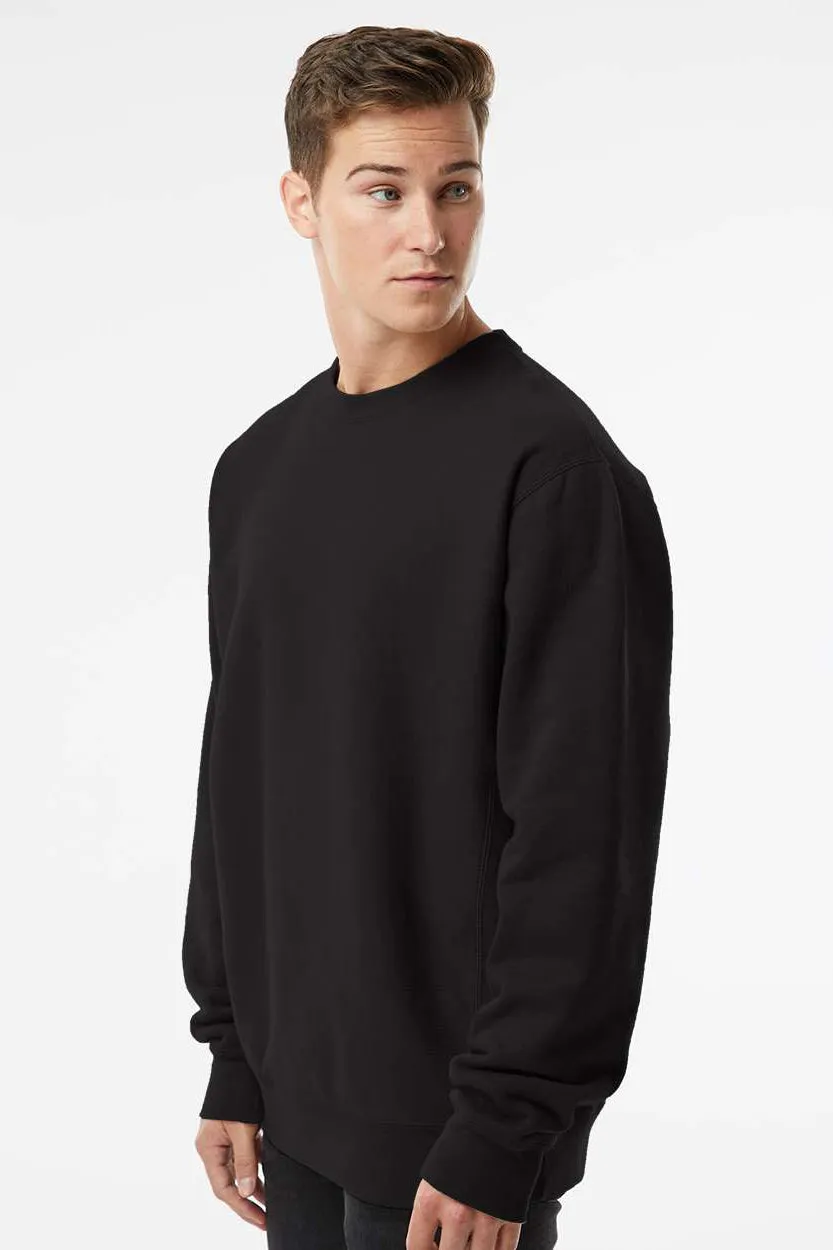Independent Trading Company Mens Legend Crewneck Sweatshirt - Black