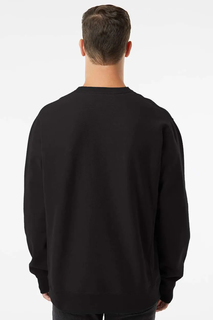 Independent Trading Company Mens Legend Crewneck Sweatshirt - Black