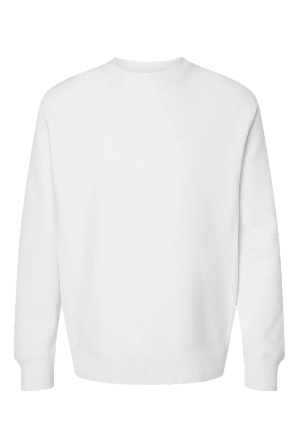 Independent Trading Company Mens Legend Crewneck Sweatshirt - White