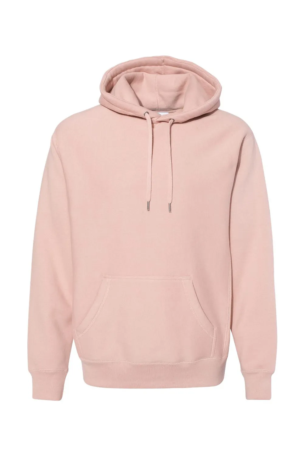 Independent Trading Company Mens Legend Hooded Sweatshirt Hoodie w/ Pouch Pocket - Dusty Pink
