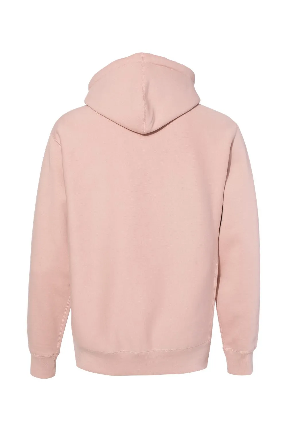Independent Trading Company Mens Legend Hooded Sweatshirt Hoodie w/ Pouch Pocket - Dusty Pink