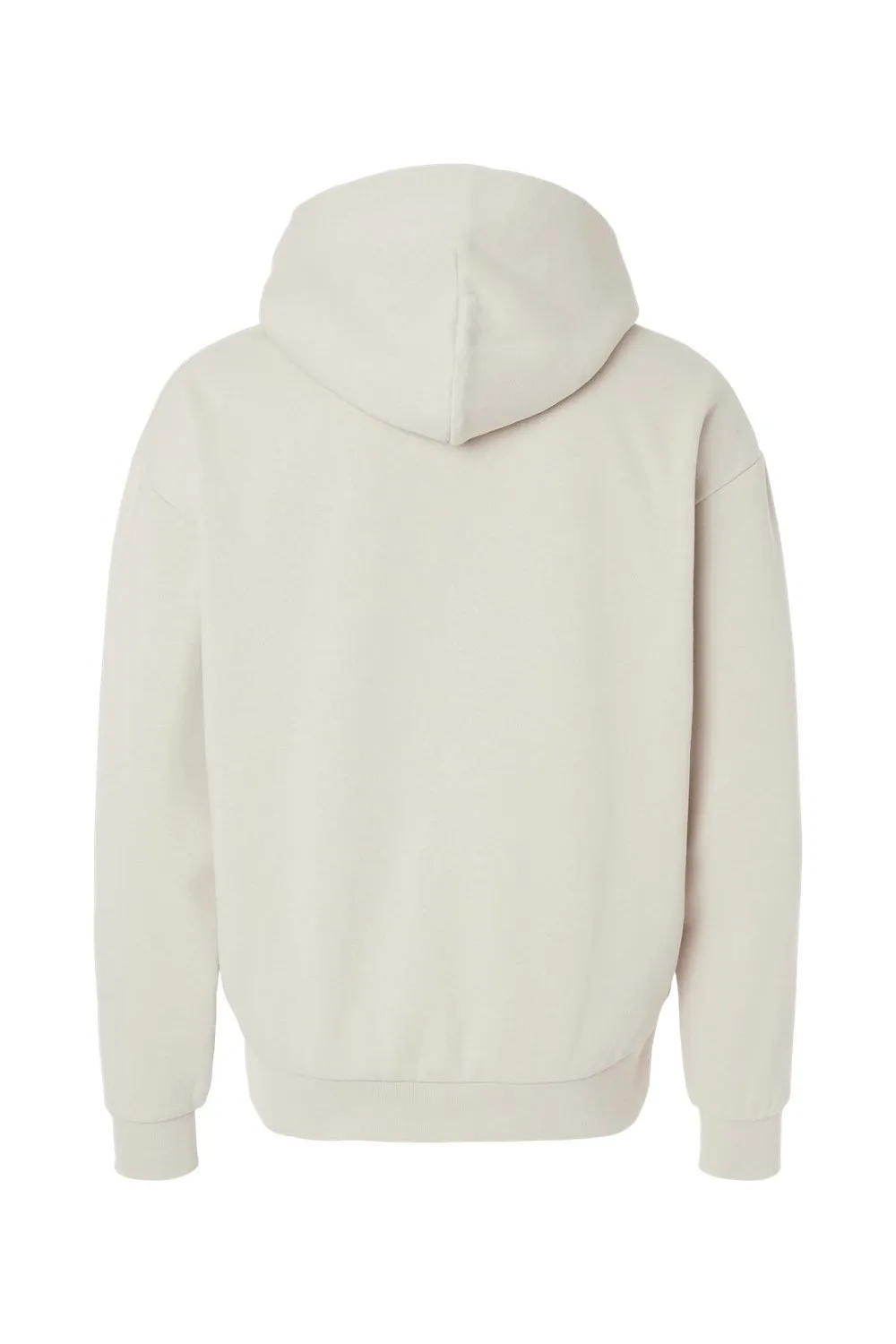 Independent Trading Company Mens Mainstreet Hooded Sweatshirt Hoodie w/ Pouch Pocket - Ivory