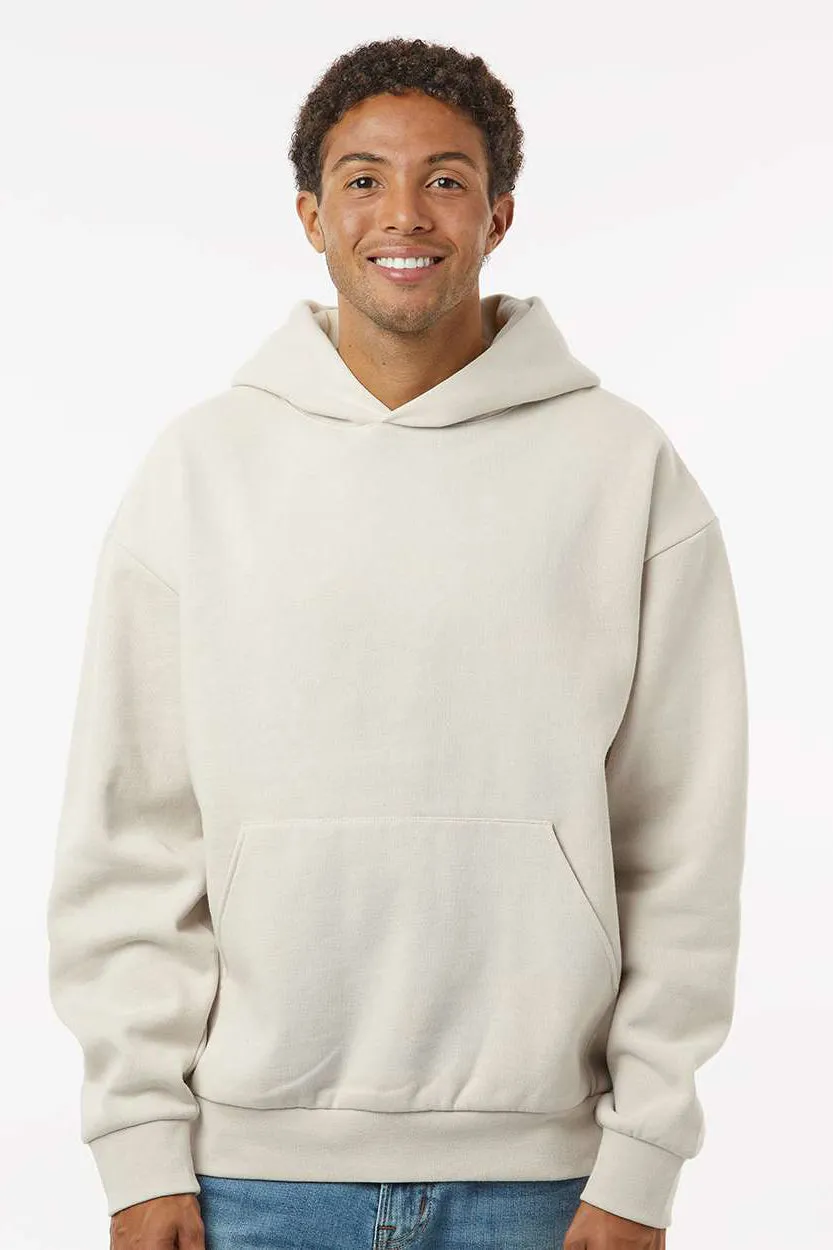 Independent Trading Company Mens Mainstreet Hooded Sweatshirt Hoodie w/ Pouch Pocket - Ivory