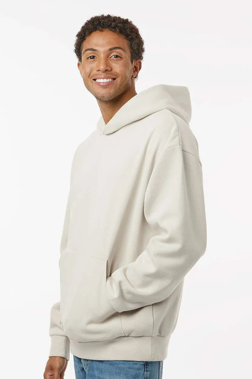 Independent Trading Company Mens Mainstreet Hooded Sweatshirt Hoodie w/ Pouch Pocket - Ivory