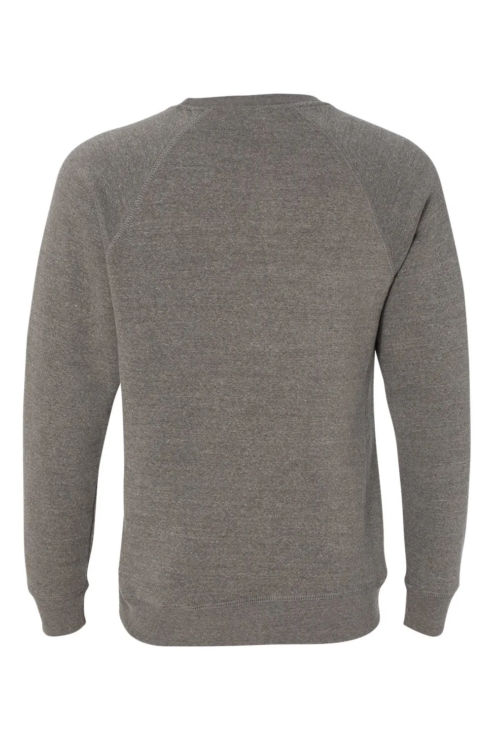Independent Trading Company Mens Special Blend Crewneck Raglan Sweatshirt - Nickel Grey
