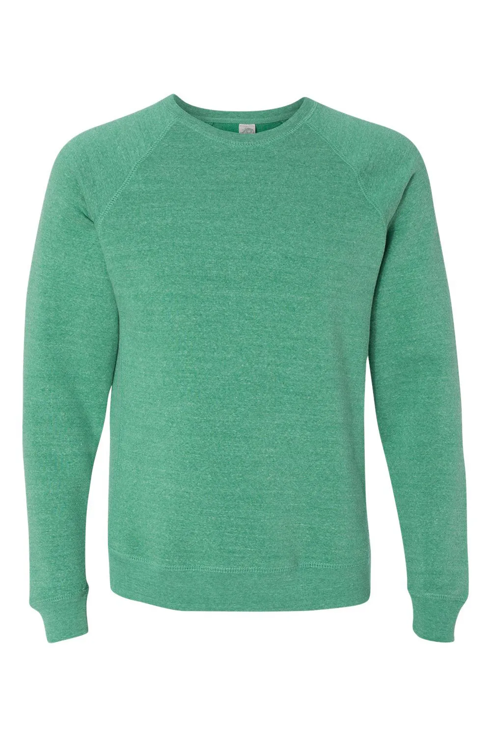 Independent Trading Company Mens Special Blend Crewneck Raglan Sweatshirt - Sea Green
