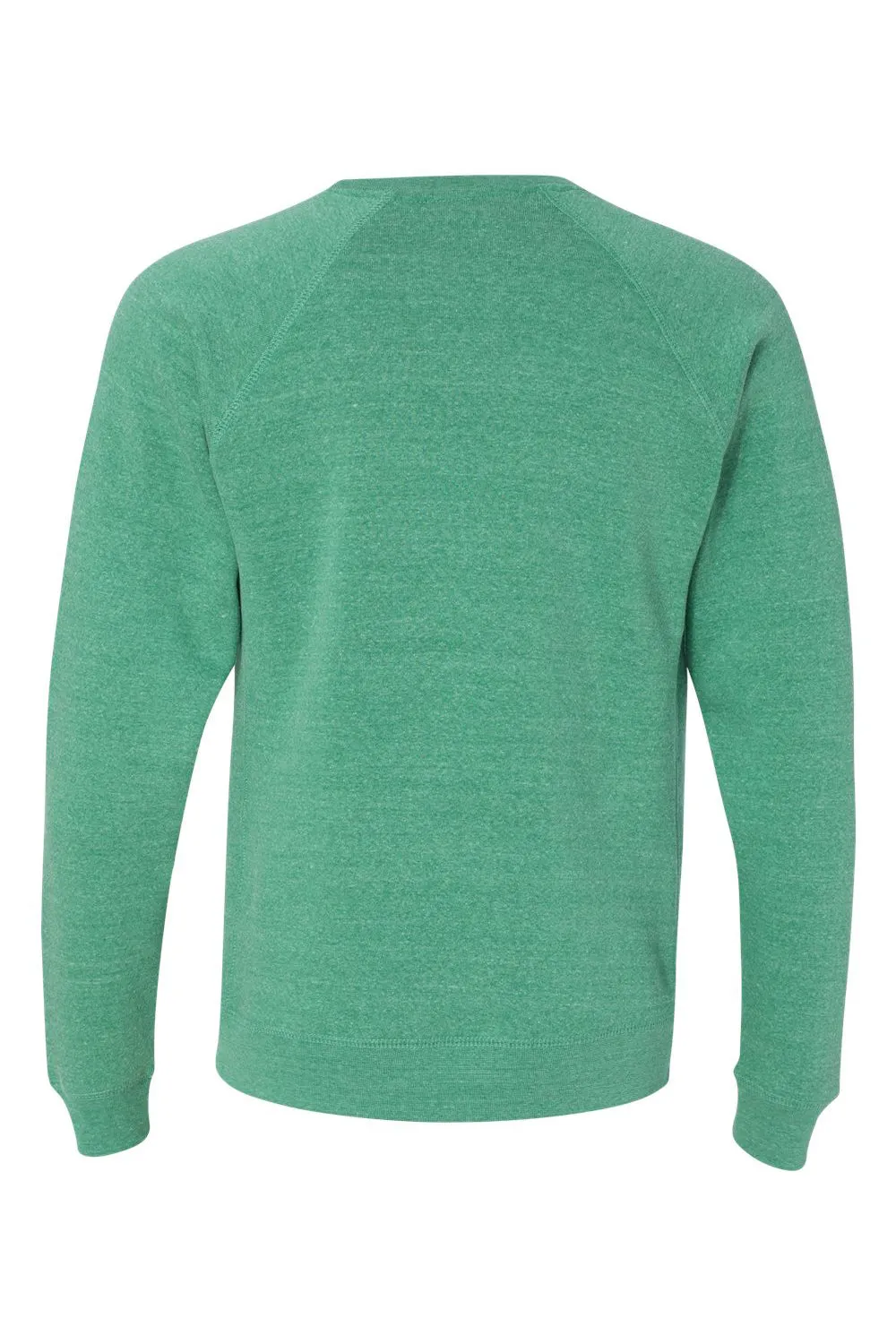Independent Trading Company Mens Special Blend Crewneck Raglan Sweatshirt - Sea Green