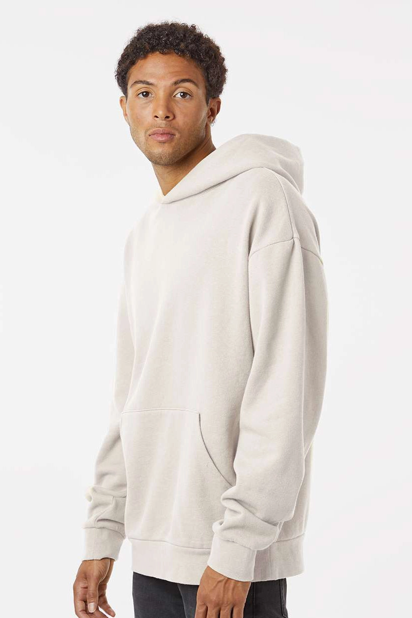 Independent Trading Company Mens Avenue Hooded Sweatshirt Hoodie w/ Pouch Pocket - Ivory