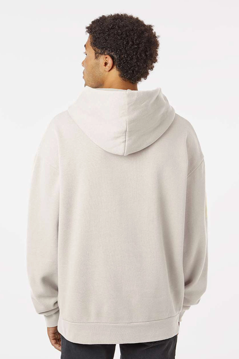 Independent Trading Company Mens Avenue Hooded Sweatshirt Hoodie w/ Pouch Pocket - Ivory