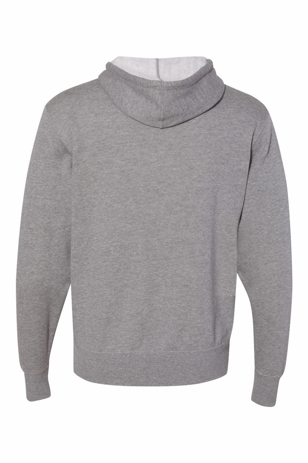 Independent Trading Company Mens Hooded Sweatshirt Hoodie w/ Pouch Pocket - Heather Gunmetal Grey