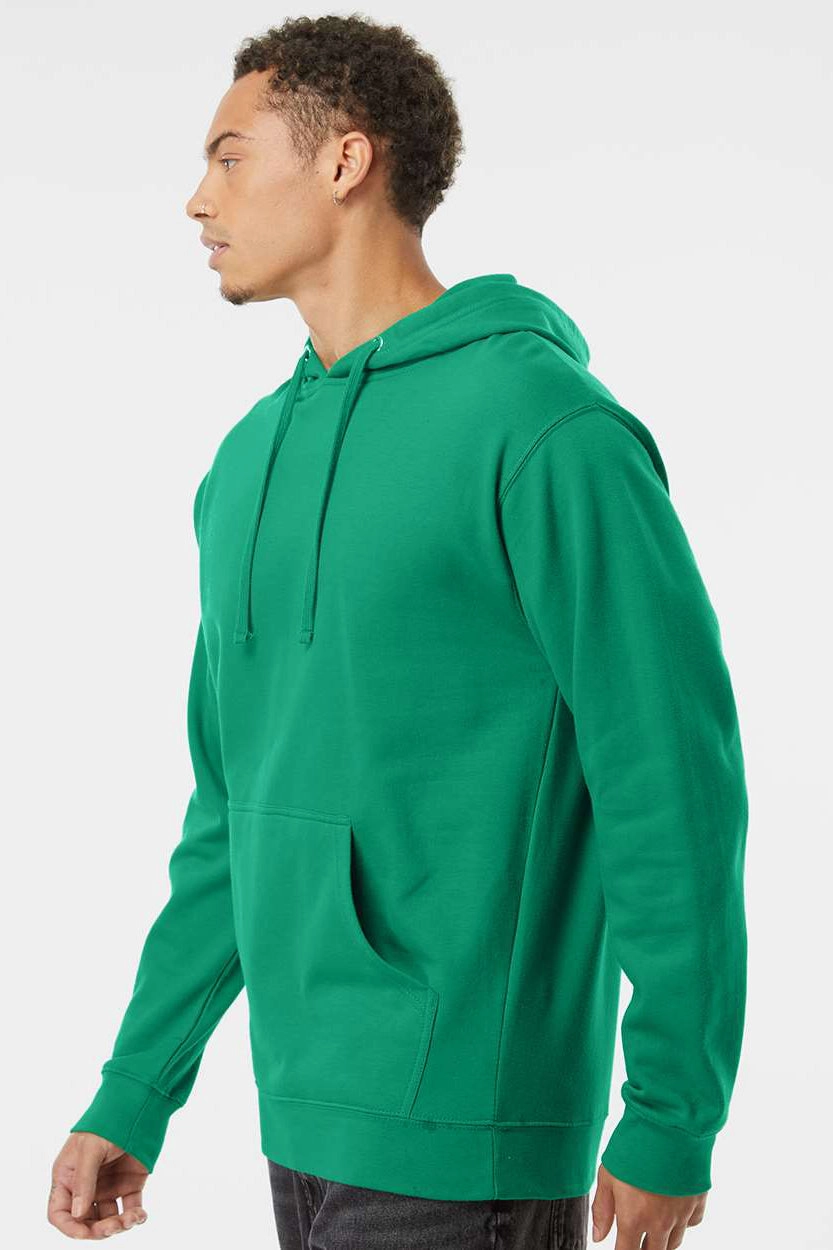 Independent Trading Company Mens Hooded Sweatshirt Hoodie w/ Pouch Pocket - Kelly Green